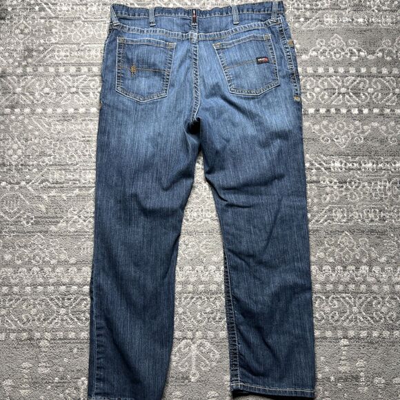 Ariat FR Jeans Mens 42x32 M4 Relaxed Boot Cut Fire Resistant CAT2 Work Wear - Picture 9 of 13